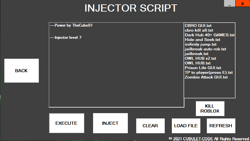 INJECTOR ROBLOX SCRIPT